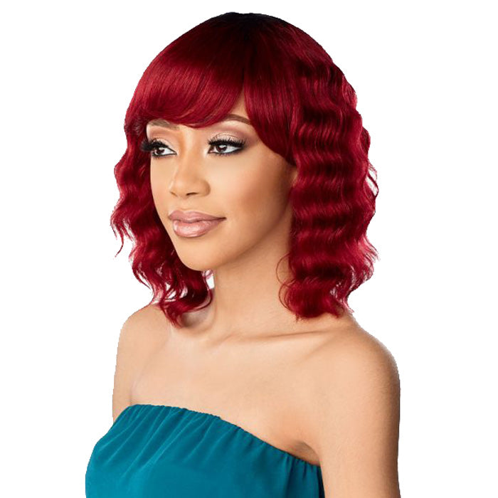 Sensationnel 100% Virgin Human Hair Full Wig 10A Loose Deep 12"