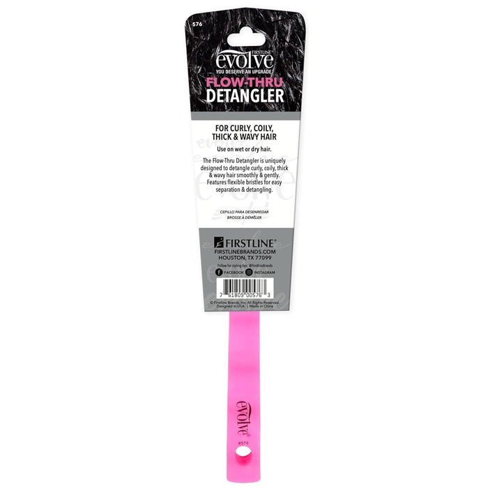 FIRSTLINE Evolve Flow-Thru Detangler Brush