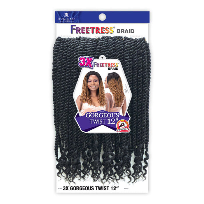 Freetress Pre Looped Crochet Braid - GORGEOUS TWIST 12"- 18"
