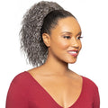 Foxy Silver Drawstring Ponytail - DS016