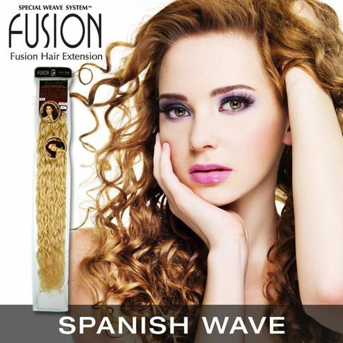 Lord & Cliff Fusion Glue Tip Extension 100% Remy Human Hair - SPANISH WAVE 16" 90 Pcs [No Return, No Exchange]