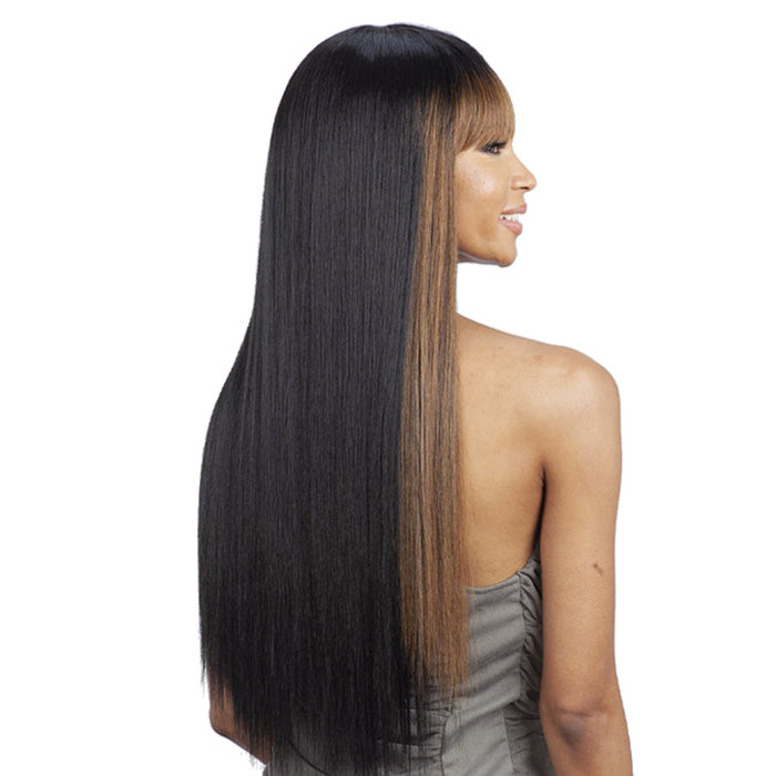 Mayde Beauty Axis Sleek Straight Full Wig with a Natural China Bang - JUPITER