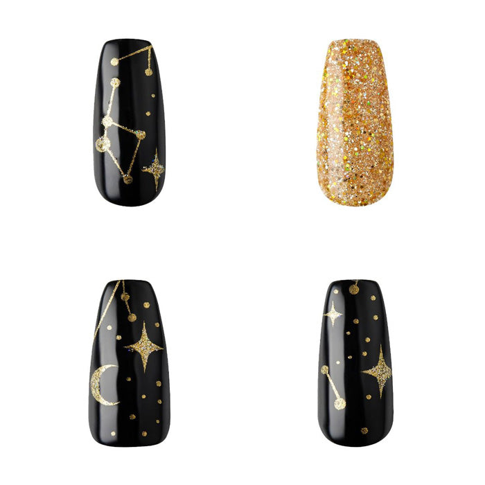Kiss GoldFinger Gel Glam 24 Nails - Shoothing Stars