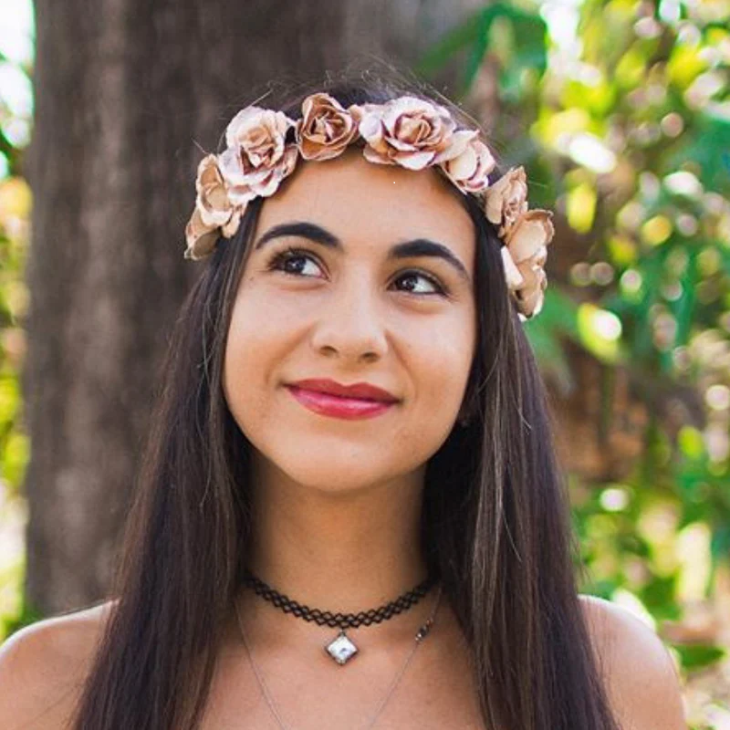 Gold Flower Crown Headband | Headbands of Hope