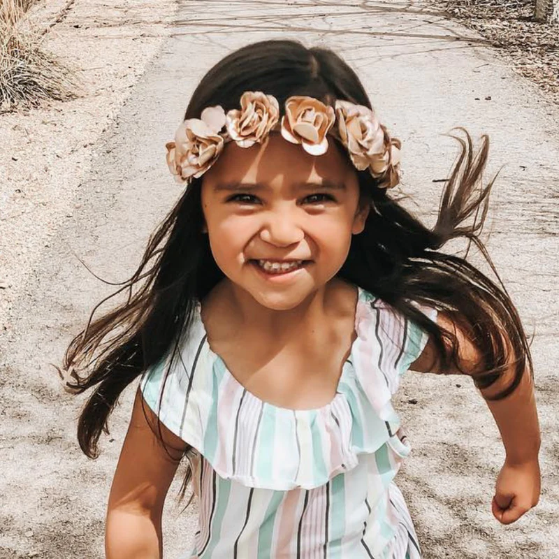 Gold Flower Crown Headband | Headbands of Hope