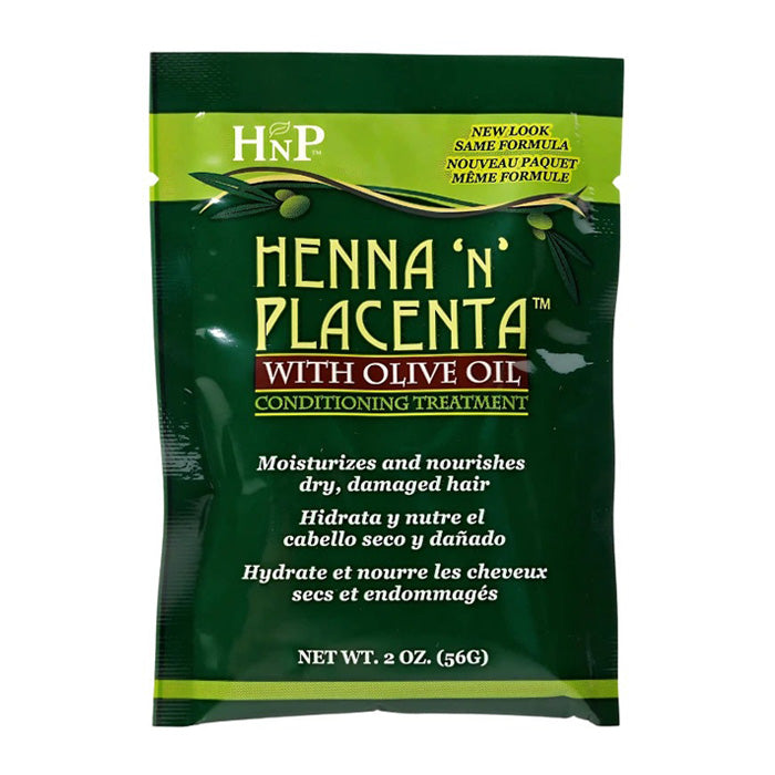 HNP Hask Henna 'N' Placenta Conditioning Treatment - OLIVE OIL 2 oz