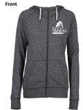 Shirley's Wig Shoppe Apparel | Ladies Long Sleeve Funnel Neck Full Zip Hoodie | CLEARANCE