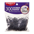 RED by Kiss Medium Ultra Elastic Rubber Bands 300pcs (HRB01)