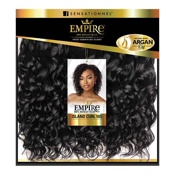 Sensationnel Empire 100% Human Hair Weaves - ISLAND CURL 10S 3PCS