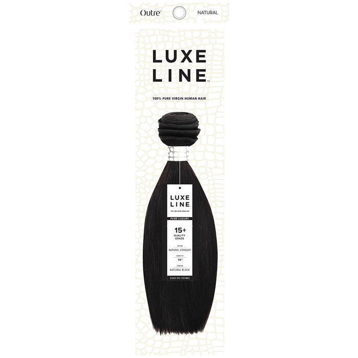 Outre Luxeline 100% Pure Virgin Human Hair Weave - NATURAL STRAIGHT