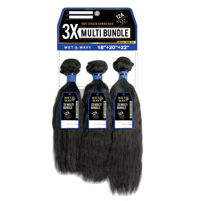 Sensationnel 12A 100% Virgin Human Hair 3X Multi Bundle Wet&Wavy - BOHEMIAN (18"20"22")