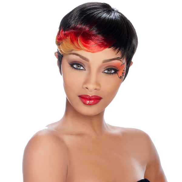 It's a Wig Club Girl Wig Feather Anni