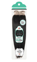 BOBBI BOSS INDI REMI 100% UNPROCESSED HUMAN HAIR 4X4 LACE CLOSURE - STRAIGHT