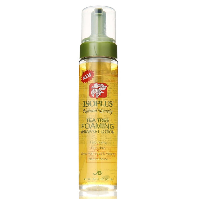Isoplus Natural Remedy Tea Tree Foaming Wrap Set Lotion 8.5 oz