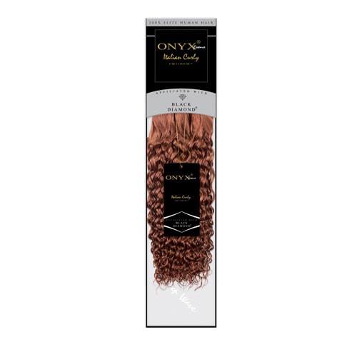 Onyx Human Hair Weave - ITALIAN CURLY 10-18"(Machine-Tied)