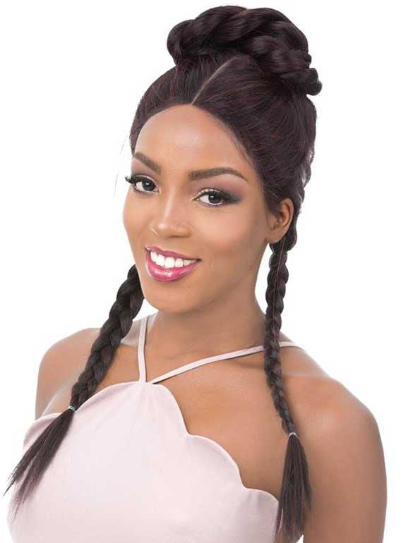 It's A Wig Vixen X 100% Human Hair Premium Mix X-Part Lace Wig - VIXEN X YAKI STRAIGHT