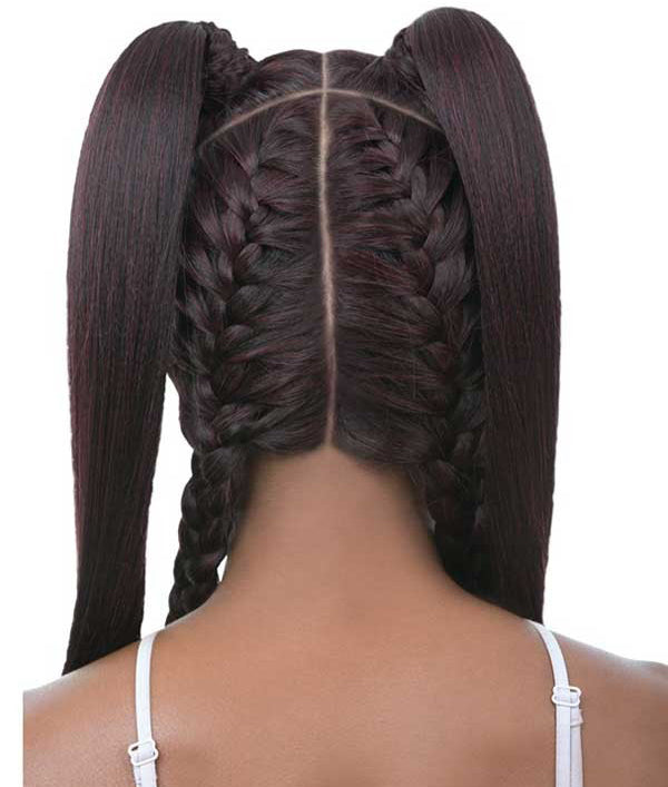 It's A Wig Vixen X 100% Human Hair Premium Mix X-Part Lace Wig - VIXEN X YAKI STRAIGHT