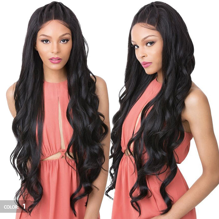 It's a Wig 360 All-Round 100% Human Hair Premium Mix Deep Frontal Lace Wig - ADIRA