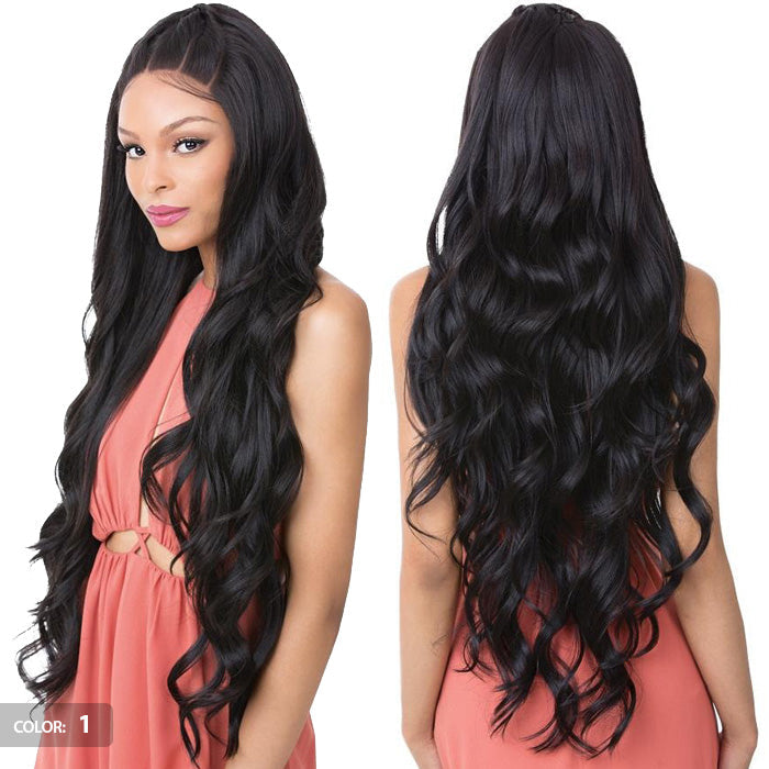 It's a Wig 360 All-Round 100% Human Hair Premium Mix Deep Frontal Lace Wig - ADIRA