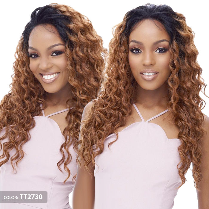 It's a Wig 360 All-Round 100% Human Hair Premium Mix Deep Part Lace Wig - EMOTION