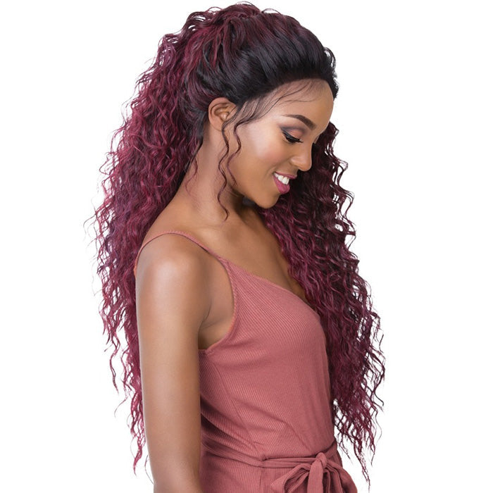 It's a Wig 360 All-Round 100% Human Hair Premium Mix Deep Frontal Lace Wig - TAMARA