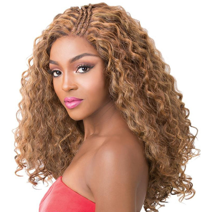 Its a Wig Synthetic Swiss Lace Front Wig SWISS LACE T BRAIDED PART KANDEE