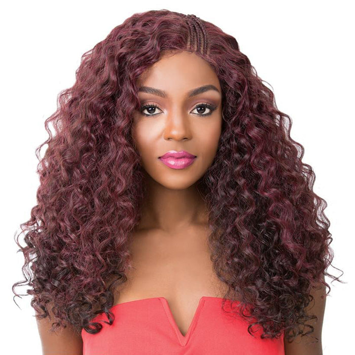 Its a Wig Synthetic Swiss Lace Front Wig SWISS LACE T BRAIDED PART KANDEE
