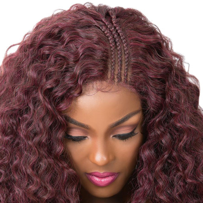 Its a Wig Synthetic Swiss Lace Front Wig SWISS LACE T BRAIDED PART KANDEE