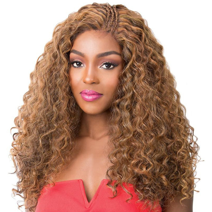 Its a Wig Synthetic Swiss Lace Front Wig SWISS LACE T BRAIDED PART KANDEE