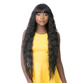 It's a Wig Human Hair Blend Full Wig - HH BANG OCEAN WAVE 34"