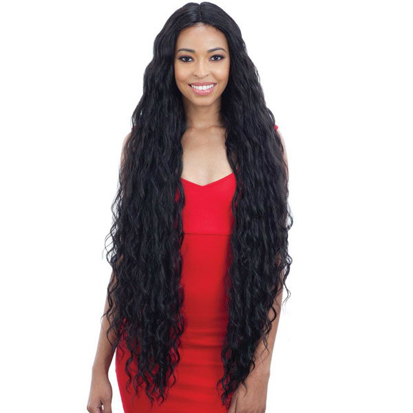 Model Model Synthetic Deep Invisible Part Wig - JANE