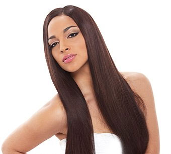 Janet Collection Brazilian Scent 100% Human Hair Weave - NATURAL W / NEW YAKY W 10-18"