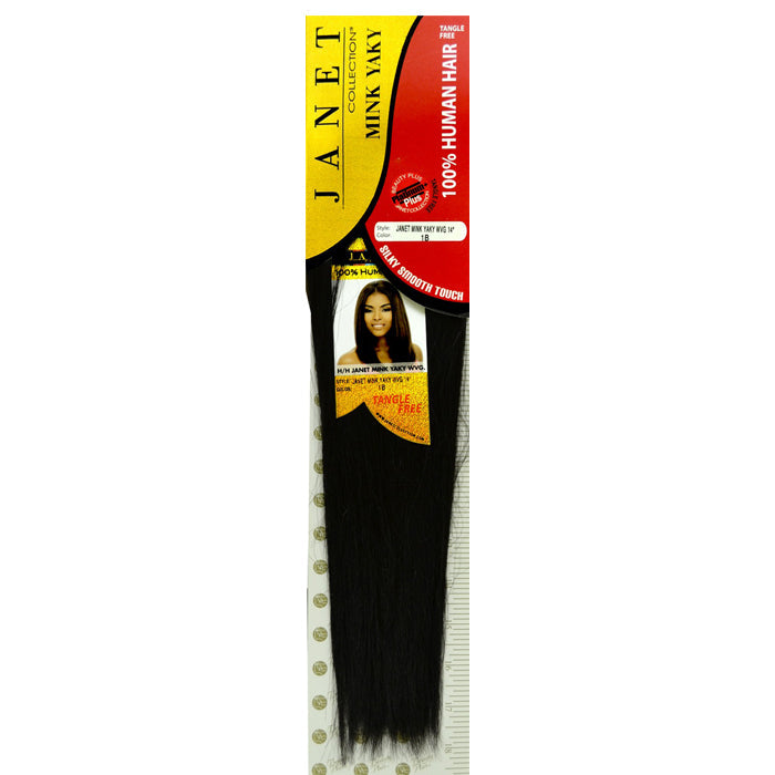 Janet Collection Human Hair Weave - MINK YAKY 12/16/18"