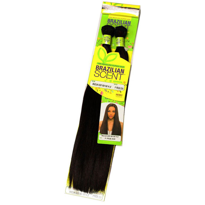 Janet Collection Brazilian Scent 100% Human Hair Weave - NATURAL W / NEW YAKY W 10-18"