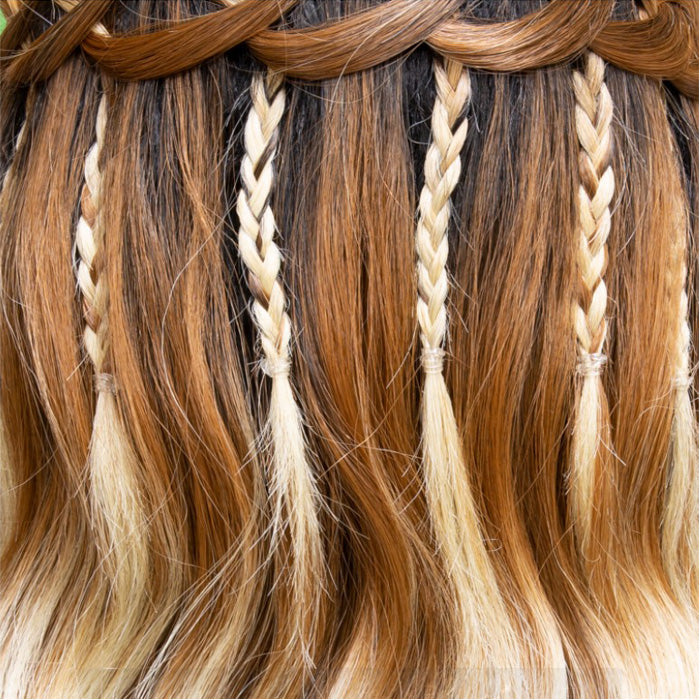 Janet Collection Braided Extended Part Swiss Lace Wig - LANA