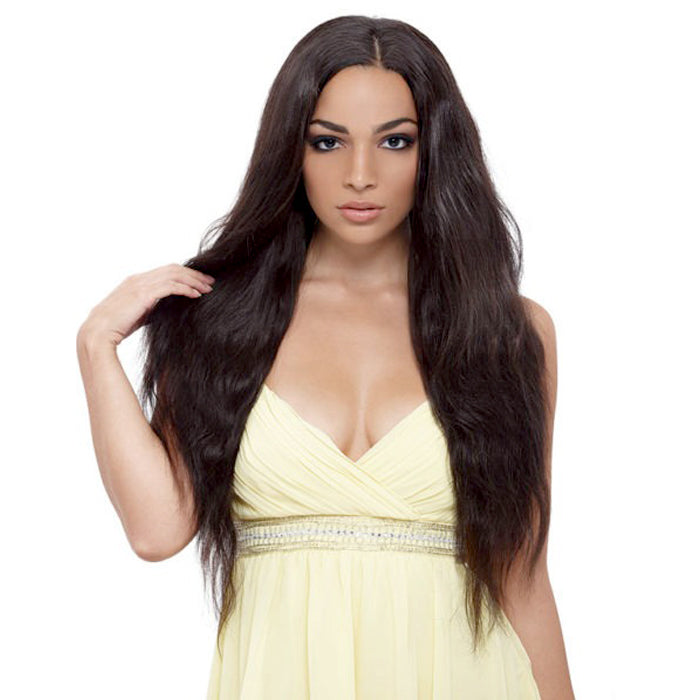 Janet Collection 100% Natural Human Hair Brazilian Bundle Weave + Closure - NATURAL WVG 7PCS (1 Pack) 9-22"