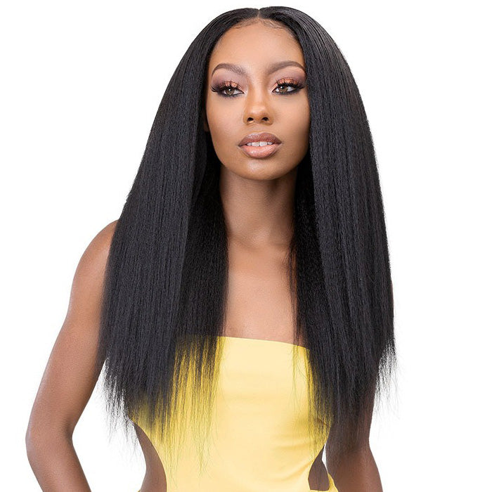 Janet Collection Remy Illusion Weave - NATURAL KINKY STRAIGHT 20"