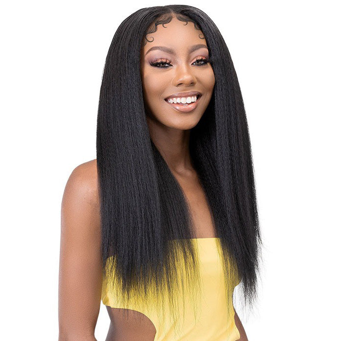 Janet Collection Remy Illusion Weave - NATURAL KINKY STRAIGHT 20"