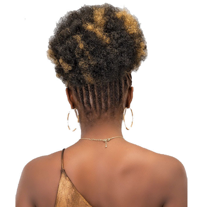 Janet Collection Noir Drawstring Ponytail - AFRO PUFF STRING