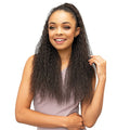 Janet Collection Noir Everytime Drawstring Ponytail - BERRY D/S