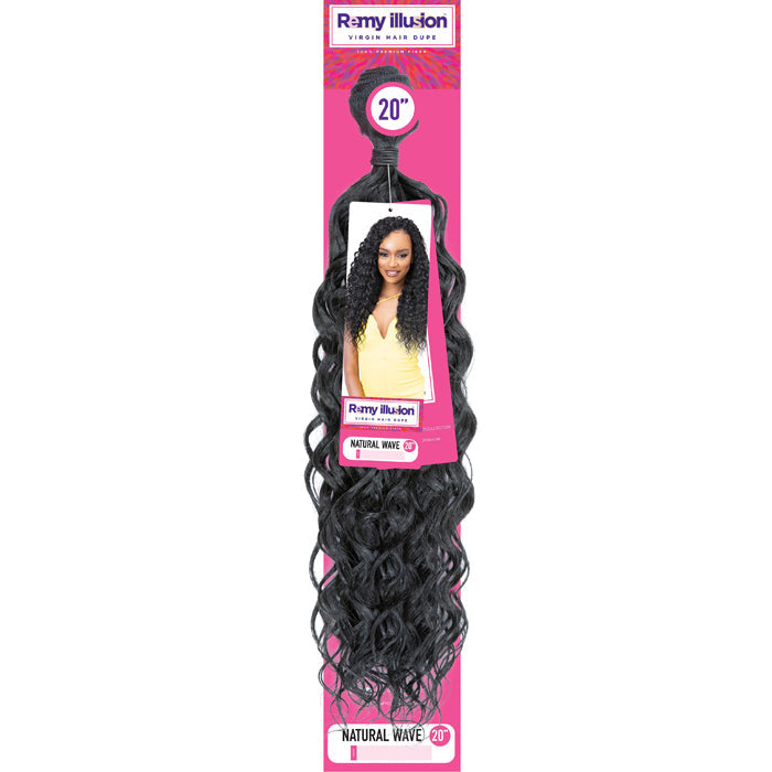 Janet Collection Remy Illusion Weave - NATURAL WAVE 20"