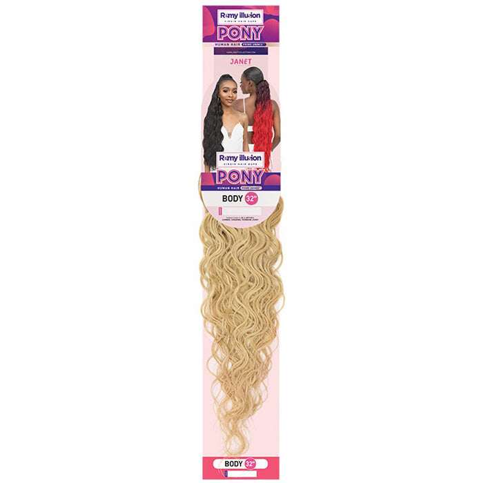 Janet Collection Remy Illusion Ponytail - BODY 32"