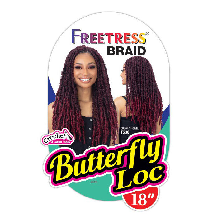 Freetress Crochet Braid - BUTTERFLY LOC 18"