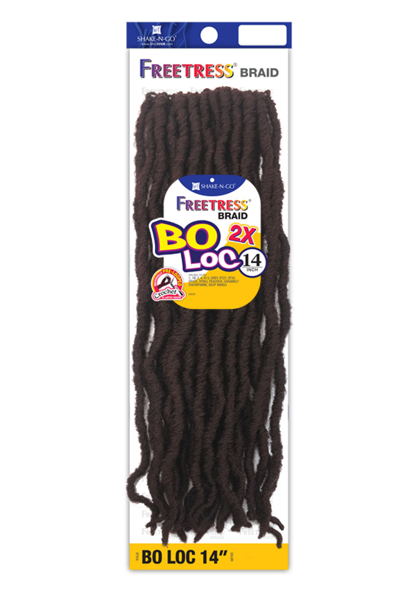 Freetress Pre-Looped Crochet Braid - 2X BO LOC 14"