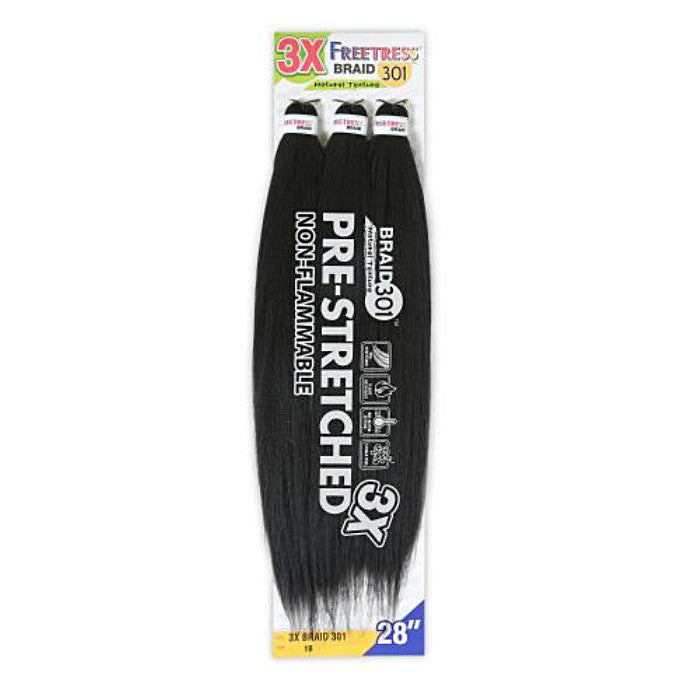 Freetress Pre-Stretched Braid - 3X Braid 301 28"