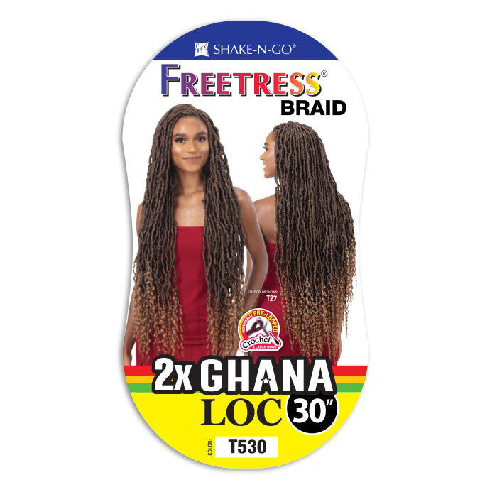 Freetress Pre-Looped Crochet Braid - 2X GHANA LOCS 30"