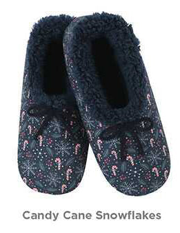 Tis the Season | Candy Cane Snowflakes | Kids Snoozies!® Slippers | Christmas Prints 2023
