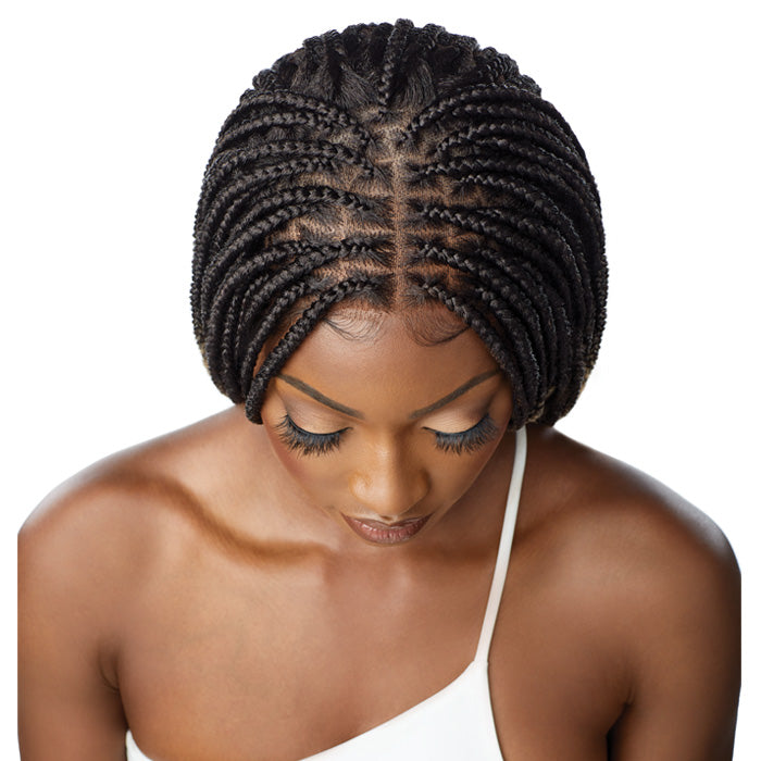 Outre Pre-Braided Glueless HD 13X4 Lace Front Wig - KNOTLESS SQUARE PART BRAIDS