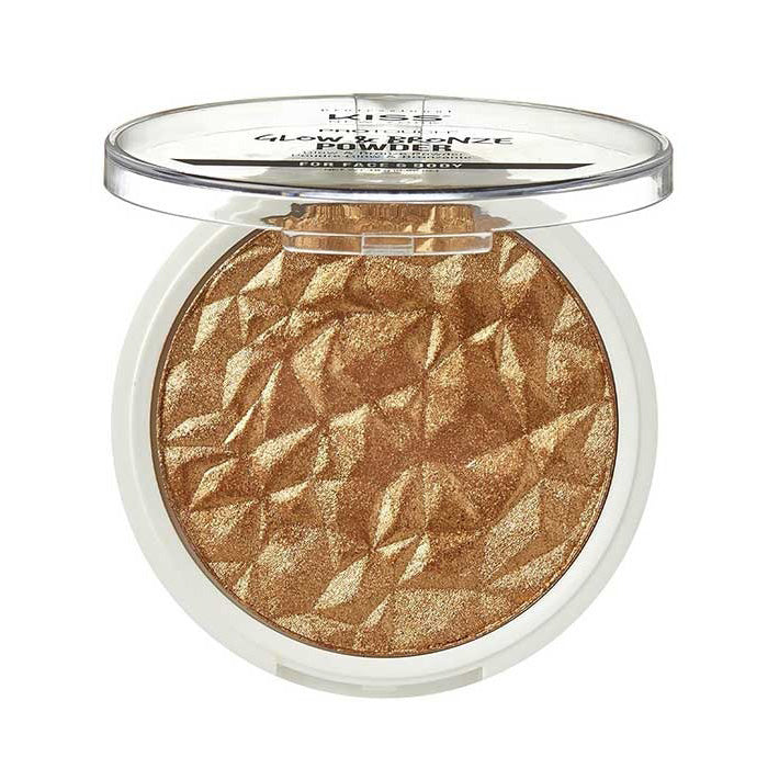 Kiss New York Professional Pro Touch Glow & Bronze Powder - FOR FACE & BODY 0.56 oz