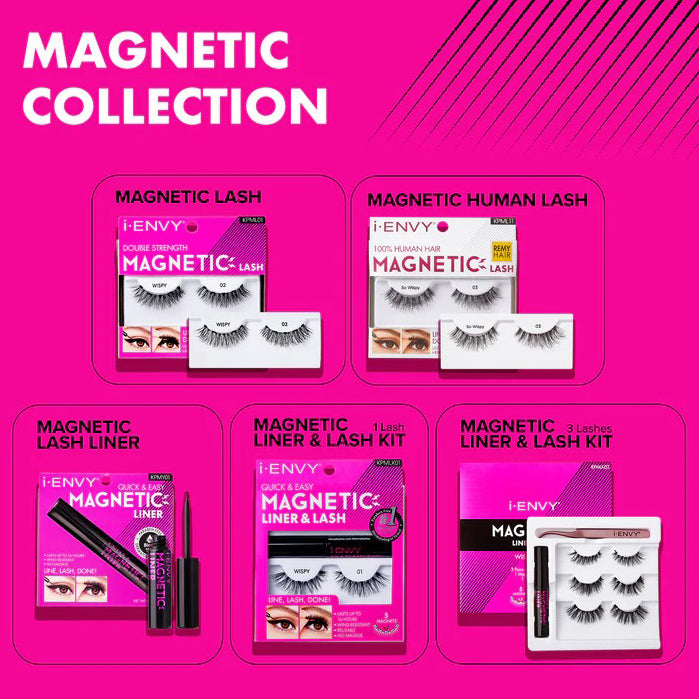 i-ENVY by Kiss 100% Human Hair Magnetic Lashes - So Wispy 03